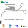 Instrumentos para la Garganta Tijeras Laringe de Pustule Cutting